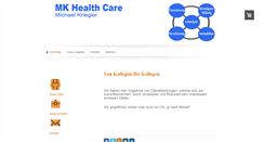 Desktop Screenshot of mk-healthcare.com